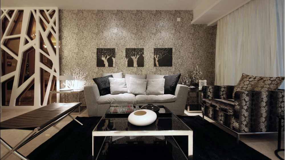 花语城 三居室 现代简约 高度国际 装饰设计 客厅图片来自高度国际装饰宋增会在6.5万元打造110现代简约的分享