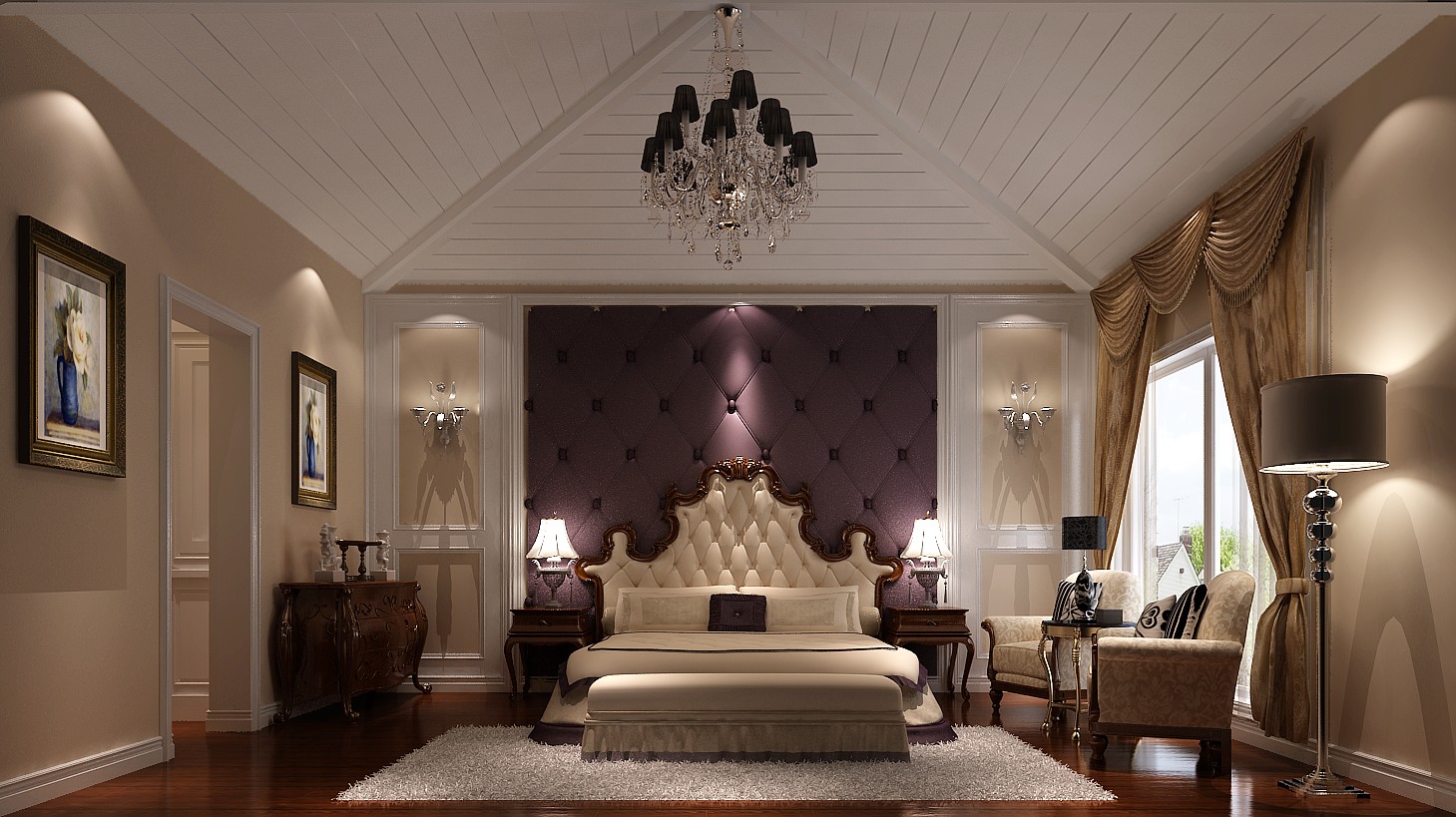 鲁能 高度国际 复式装修 简约 卧室图片来自凌军在鲁能七号院200平米复式装修的分享