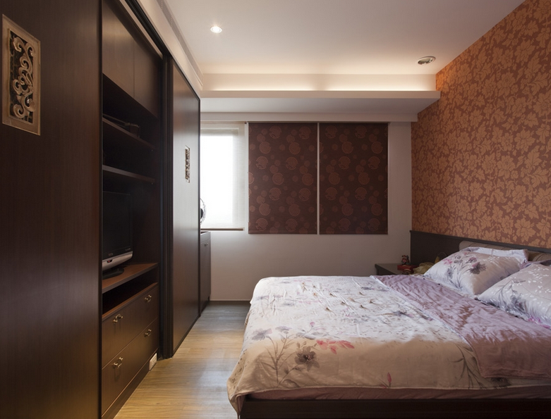 高度国际 中式 典雅 三居 旧房改造 卧室图片来自凌军在中式典藏 三居风雅意境的分享