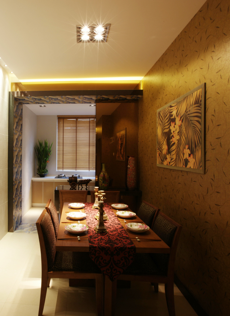 地中海 三居 餐厅图片来自宜家宜大亮在天津津南新城-东南亚-的分享