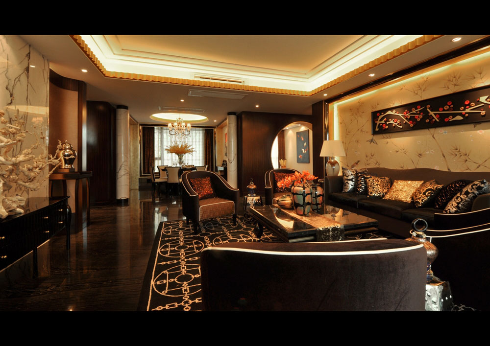 中式 大房型 客厅 卧室 卫生间 装修 合肥图片来自合肥川豪装饰王琴在中式奢华装修风格的分享