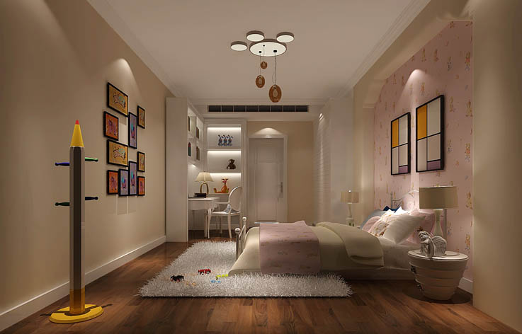 卧室图片来自高度国际装饰舒博在上林世家设计效果的分享