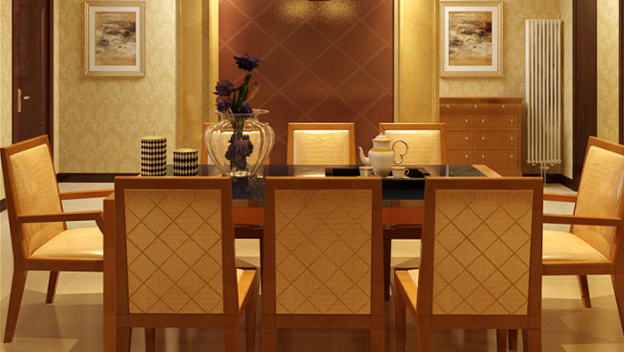 木樨地公寓 别墅 简欧风格 高度国际 装饰设计 餐厅图片来自高度国际装饰宋增会在10万打造简欧别墅的分享