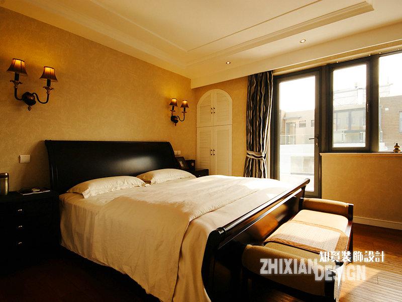 欧式 混搭 别墅 卧室图片来自上海知贤设计小徐在当美式遇见新欧式的分享