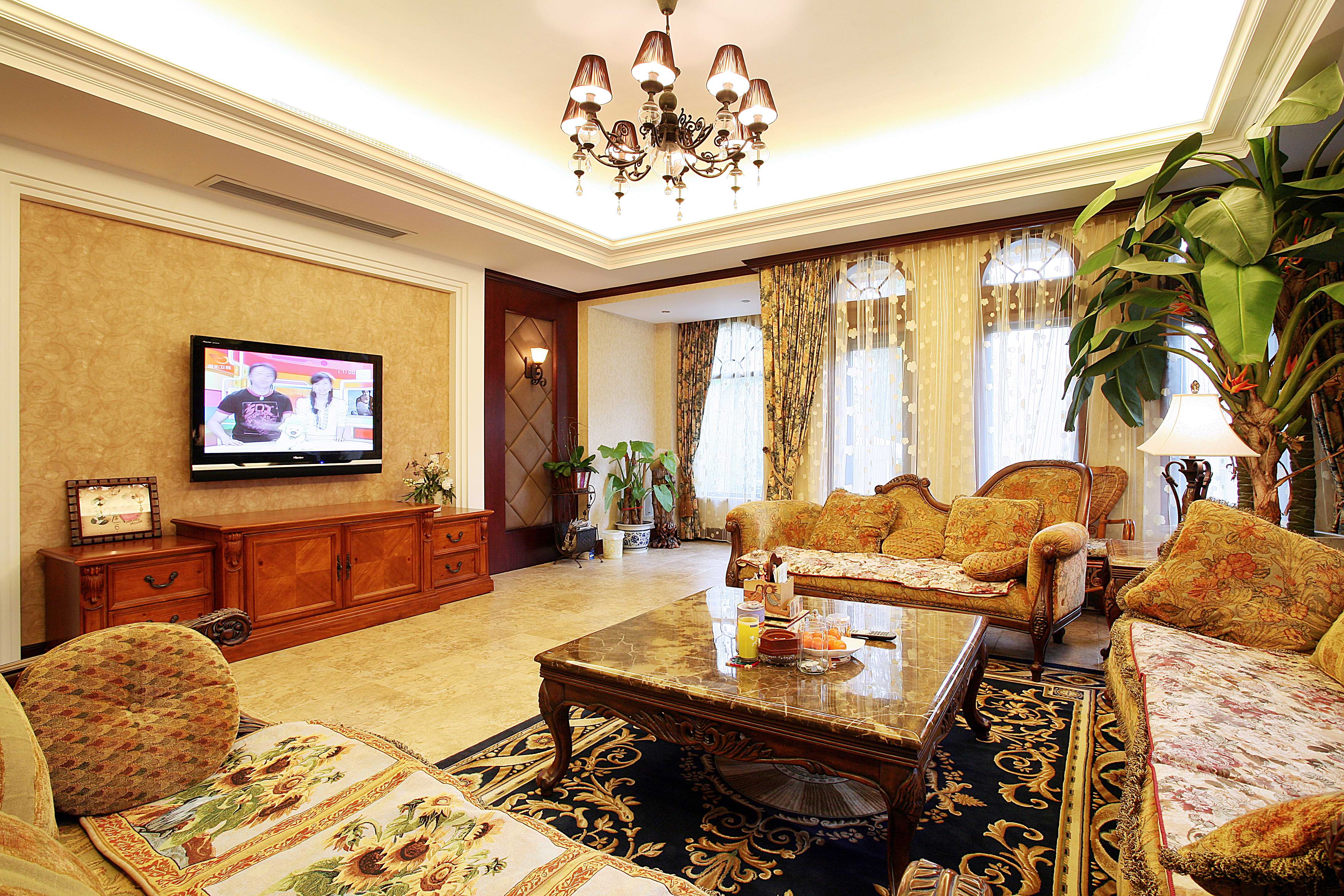别墅 客厅 卧室 混搭图片来自北京今朝装饰刘在西山一号院的分享