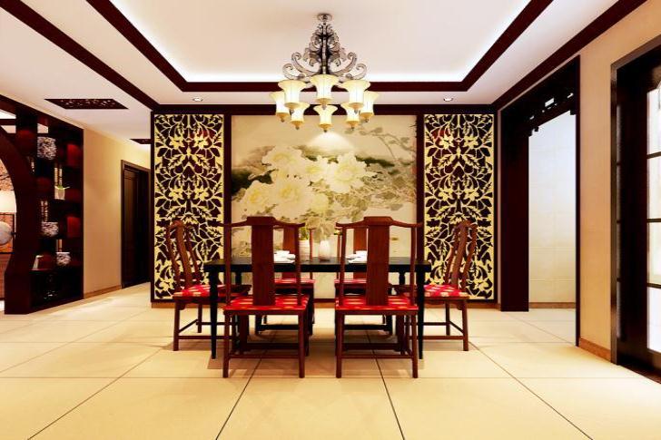 三居 80后 小资 中式 餐厅图片来自石家庄业之峰装饰在建投十号院130平米新中式的分享