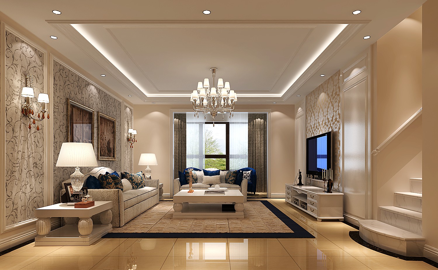 高度国际 欧式 客厅图片来自凌军在10W打造鲜明简洁的风格的分享