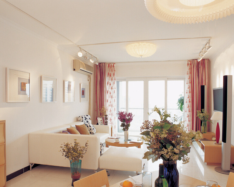 简约 客厅图片来自惠鼎装饰在60平方二居室现代简约风格的分享