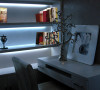 名雕装饰设计—枫丹白露现代三居室-书房