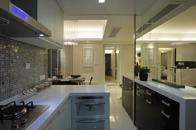 三居 厨房图片来自博览天下在锦城名都-98平米现代风格的分享