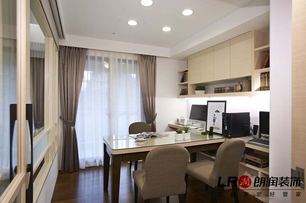 简约 三居 白领 收纳 80后 小资 精致 114平 书房图片来自用户5156624388在小资114平精致简约现代三居的分享