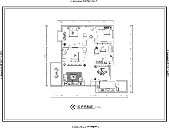 现代 业之峰装饰 海马公园 四居 效果图 户型图图片来自北京业之峰郑州直营店在海马公园现代风格装修效果图的分享