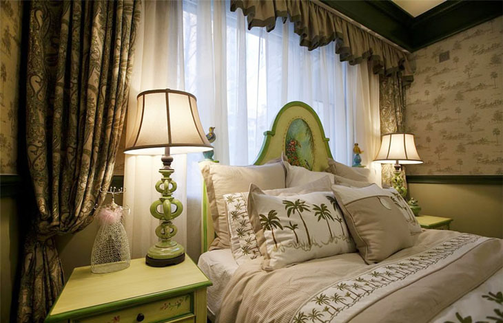 地中海 天伦庄园 卧室图片来自沪上名家装饰在天伦庄园地中海实景案例赏析的分享