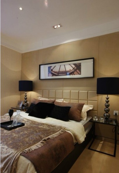 简约 三居 白领 收纳 80后 卧室图片来自武汉实创装饰在110平浪漫舒适时尚三居的分享