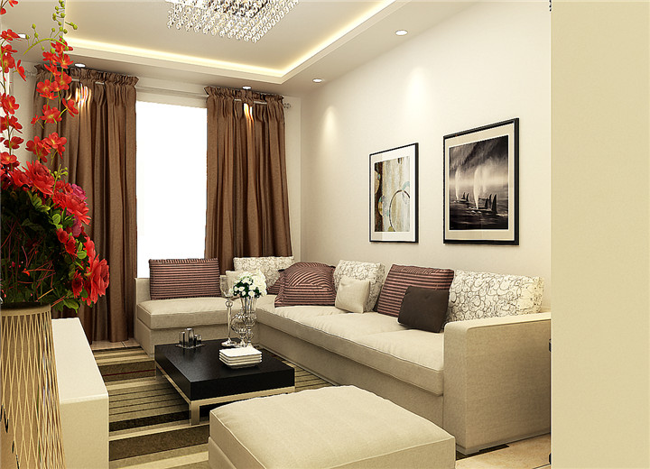 简约 客厅图片来自郑州实创装饰-杨淑平在升龙又一城-87平-简约风格设计的分享