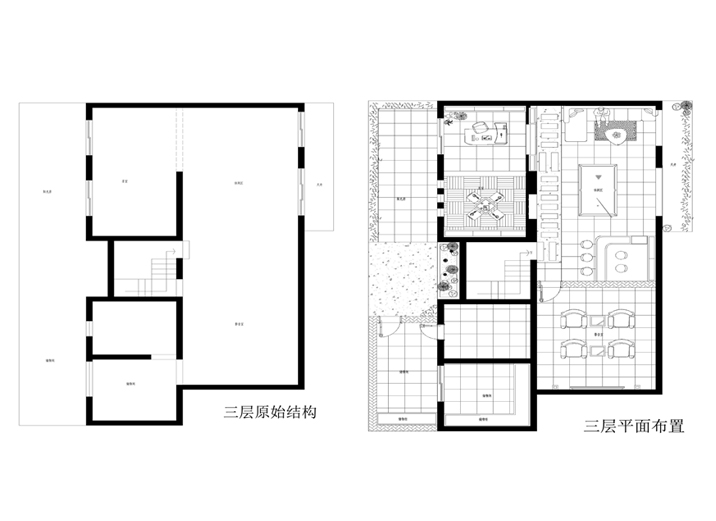 别墅 现代别墅 新新小镇 实创装饰 户型图图片来自xushuguang1983在新新小镇388平米简洁度假别墅的分享