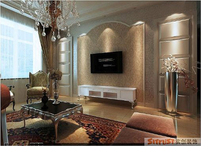 客厅图片来自多芬宝贝在民航家属院-165平-欧式风格的分享