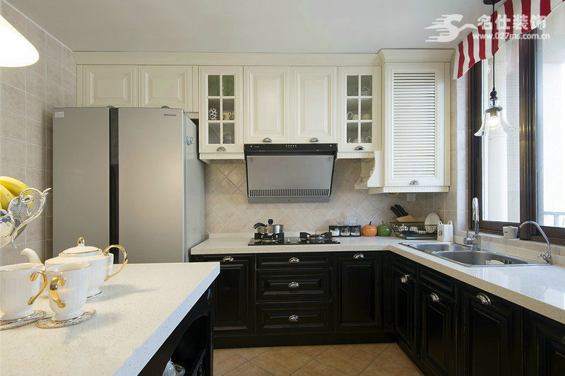 美式 三室 名仕装饰 三金华都 全包 厨房图片来自名仕装饰龚经理在三金华都二期147平美式风格的分享