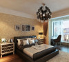 设计理念：暖黄色具有温馨舒适的家具特点，使空间更有卧室的功能特点。
亮点：皮艺床头背景搭配简约造型的床头柜和电视柜让整个空间非常有质感。
