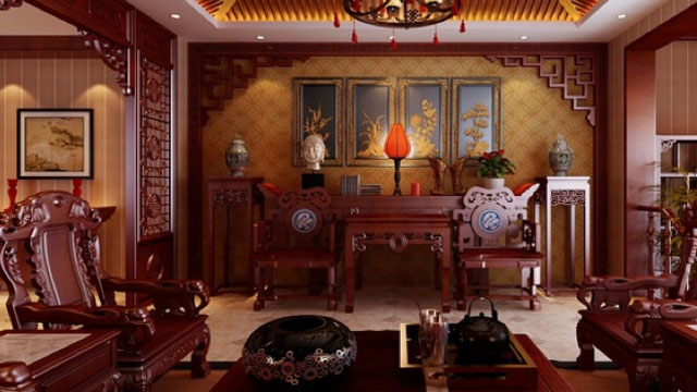 loft 中式 人性化 舒适 老人 女儿 北京装修 北京设计 客厅图片来自高度国际装饰韩冰在12万打造loft经典中式220㎡的分享
