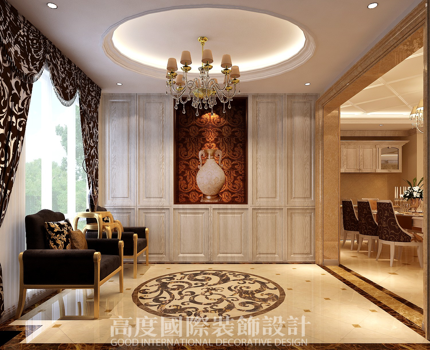 北京装修 北京设计 别墅设计 别墅装修图片来自高度国际装饰韩冰在褐石的分享
