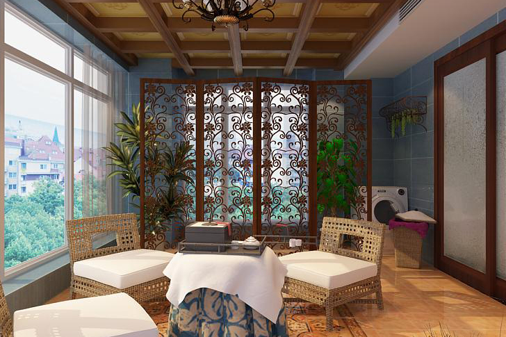 欧式 别墅 四居室 客厅图片来自石家庄业之峰装饰在天山新公爵240平米欧式风格装修的分享