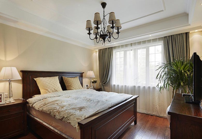 美式 三居 卧室图片来自合建装饰李世超在103平美式三室两厅的分享