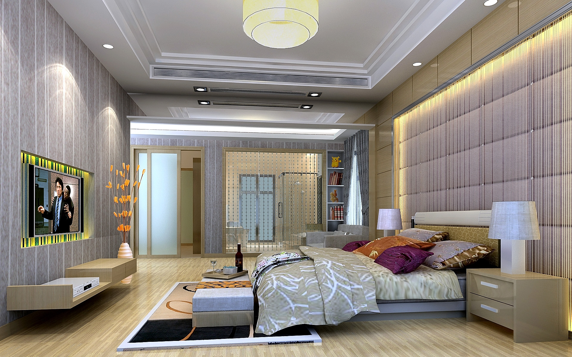 卧室图片来自深圳市浩天装饰在龙园苑的分享