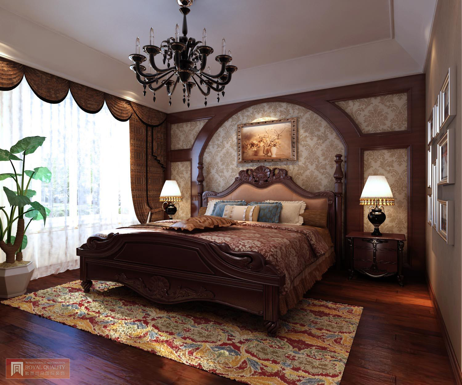 欧式古典 欧式 跃层 卧室图片来自北京装修设计o在欧式古典的成熟金地仰山的分享