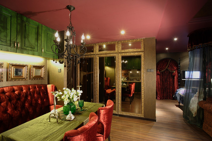 东南亚风格 高度国际 装饰设计 高度希文 48㎡爱窝 餐厅图片来自高度国际装饰宋增会在异域风情 温馨48㎡爱窝的分享