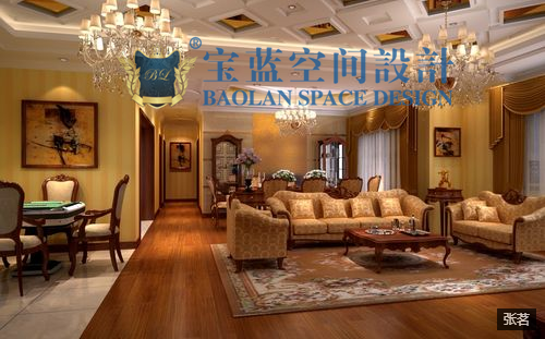 新中式 五居室 客厅图片来自众意装饰在世贸锦绣长江中式古典案例的分享