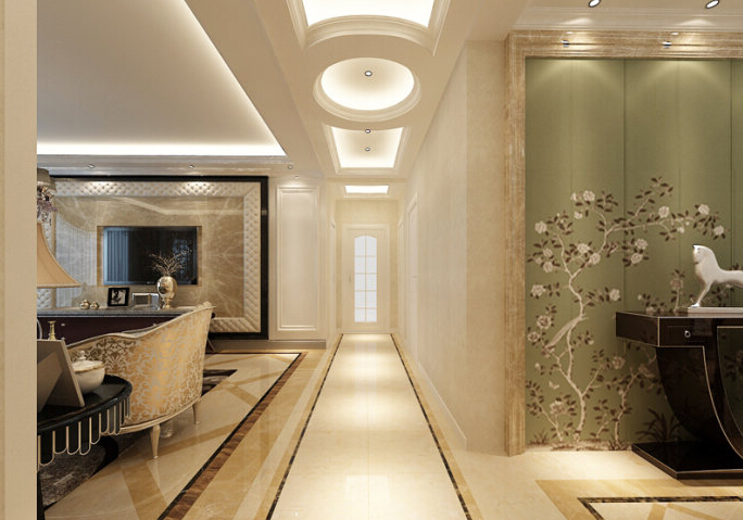 简约 欧式 三居 白领 收纳 80后 小资 客厅图片来自实创装饰百灵在154平米大兴鸿坤理想城欧式的分享