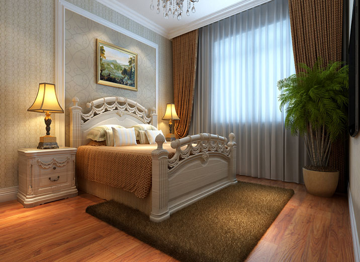 简约 欧式 别墅 白领 收纳 80后 卧室图片来自实创装饰百灵在潮白河孔雀城180平米欧式别墅的分享