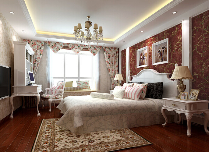 简约 欧式 三居 白领 收纳 80后 小资 卧室图片来自实创装饰百灵在丰台区建邦风景欧式风格125平米的分享