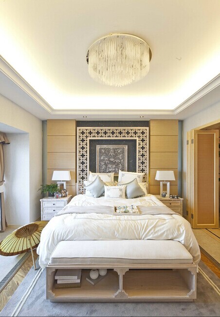 中式风情 三居 中式效果图 卧室图片来自河南超凡装饰在别样中式风情，让你魂牵梦绕的分享