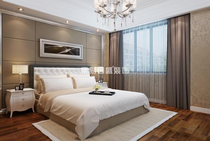 欧式古典 东易日盛 纯净温馨 黄白色调 安顺家园 卧室图片来自武汉东易日盛在安顺家园--刘志辉的分享