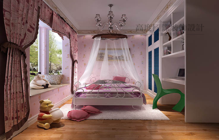 欧式 公寓 儿童房图片来自高度国际设计装饰在御翠尚府240㎡欧式风格的分享