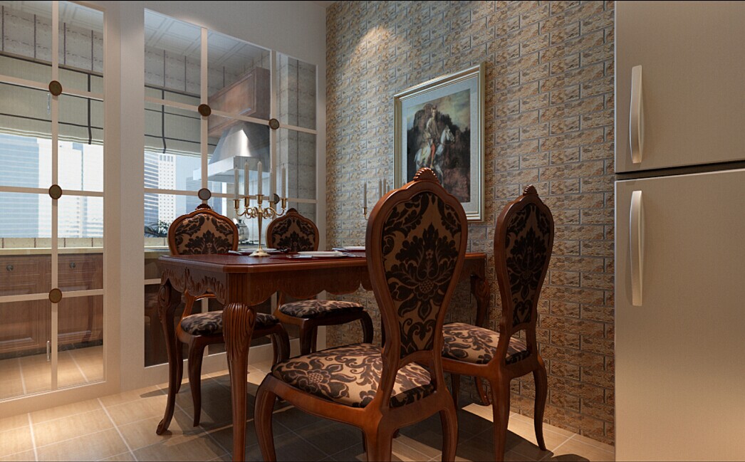 新古典风格 实创装饰 装修公司 160平米装 餐厅图片来自实创整体家装在万绿园小区160平米新古典风格的分享