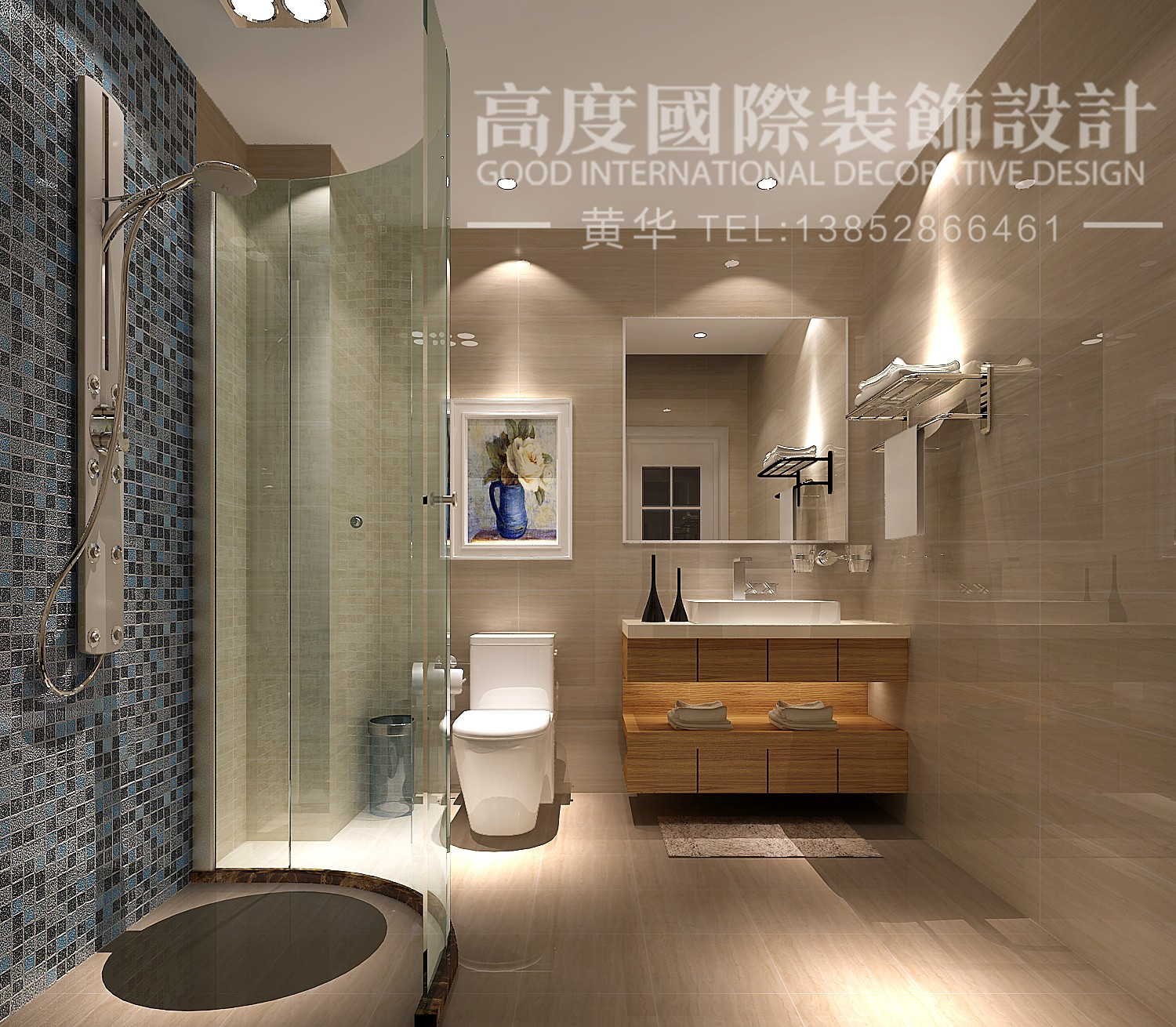 简约 二居 别墅 高度国际 旧房改造 卫生间图片来自高度国际装饰华华在润泽公馆的分享