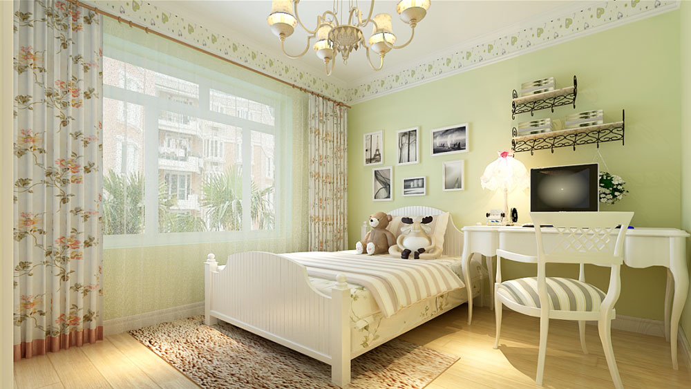 高度国际 装修 设计 田园 两居 卧室图片来自用户524527896在田园爱情.怡园之家的分享
