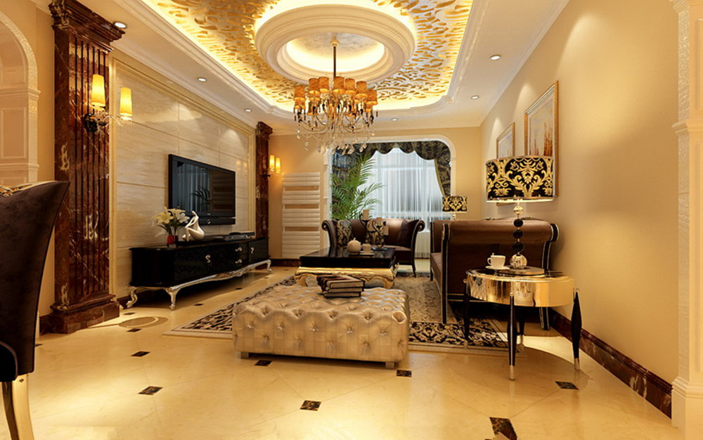 欧式 三居 客厅图片来自实创装饰上海公司在现代新古典欧式装修的分享