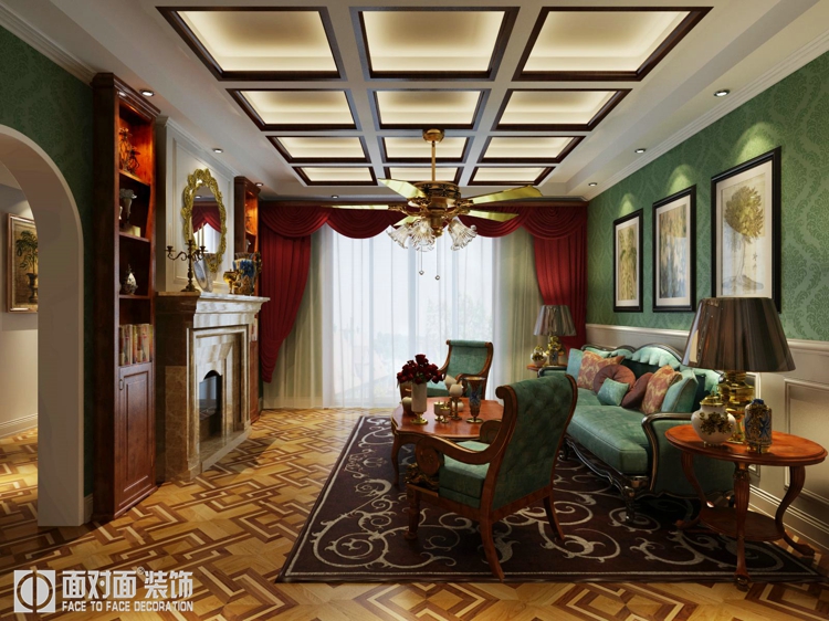 美式 一号家居 客厅图片来自武汉一号家居在湖大琴园  异国风情家居的分享