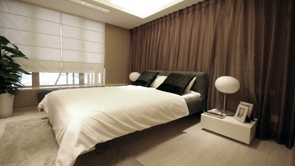 三居 现代 简约 现代派 北京装修 北京设计 卧室图片来自高度国际装饰韩冰在6.5万打造三居现代简约效果的分享