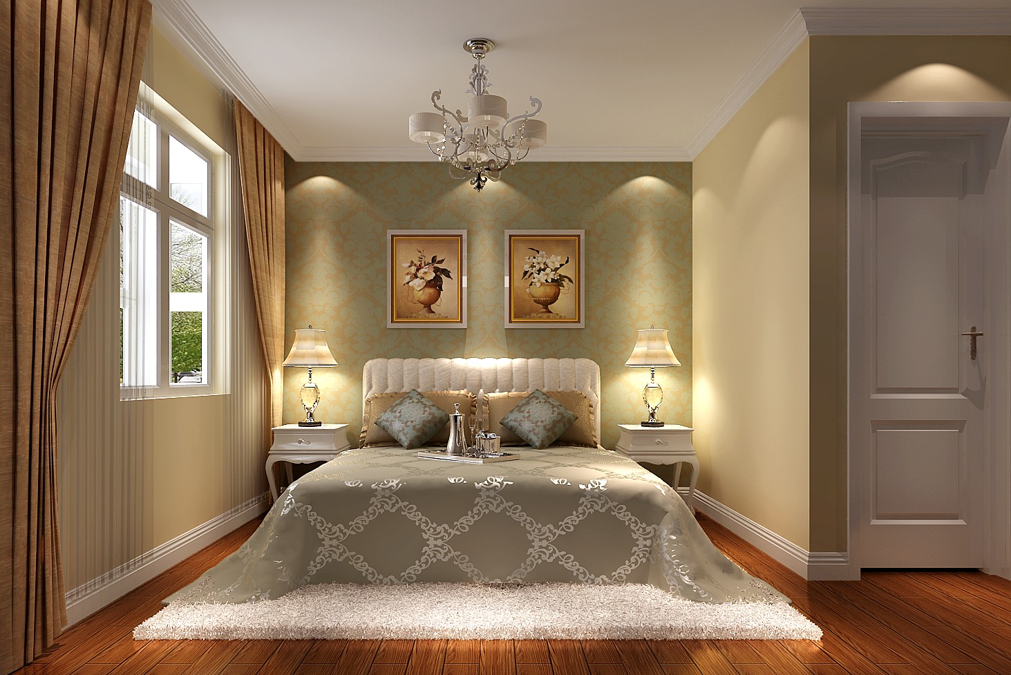 高度国际 白领 卧室图片来自高度国际在8.2w打造安逸舒服的三居室的分享