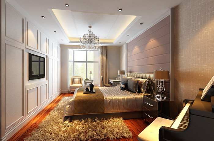 198平米 欧式风格 装饰设计 高度国际 新新家园 卧室图片来自高度国际装饰宋增会在198平米 万泉新新家园 新欧式的分享