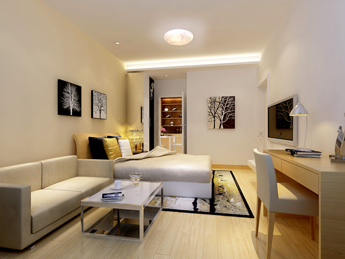 太阳星城 三居室 欧式风格 高度国际 装修设计 卧室图片来自高度国际装饰宋增会在107平米 太阳星城 简欧风格的分享