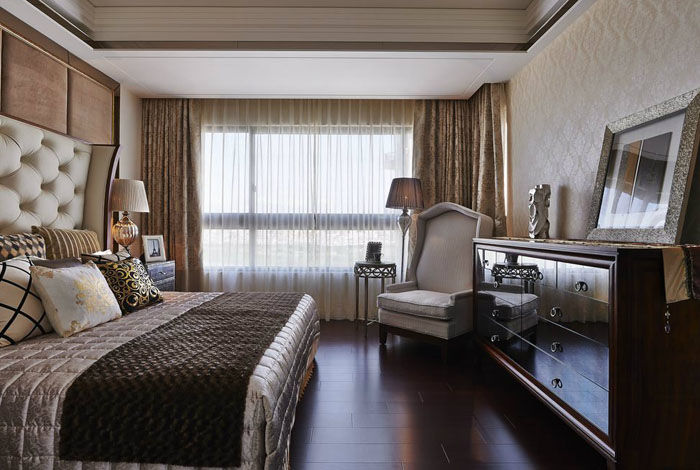 后奢华 黄金海岸 低调 卧室图片来自超凡装饰范鸿瑞在低调后奢华德润黄金海岸实景的分享