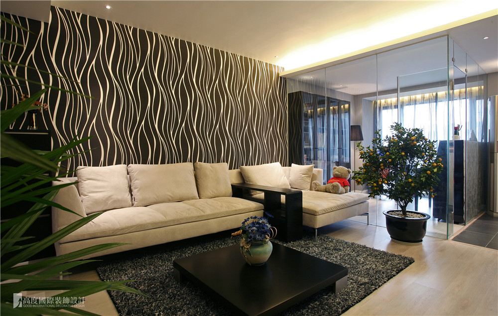 现代 别墅 设计 装修 80后 客厅图片来自高度国际别墅装饰设计在现代风格装饰设计实景拍摄的分享