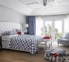 卧室也是简约极致的美好，白色主调，搭配温暖浅色系木地板，以及家具色调搭配，相得益彰！