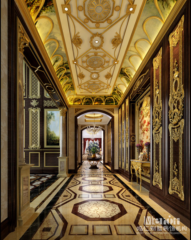 欧式 别墅 白领 门厅 其他图片来自鸣仁装饰在颐和原著的分享